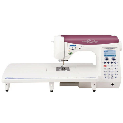 【カラー糸セット・予備針ボビンおまけ】JUKI ジューキ コンピューターミシン HZL-FQ65 フットコントローラー・ワイドテーブル付き|テルショップ・ジャパン店