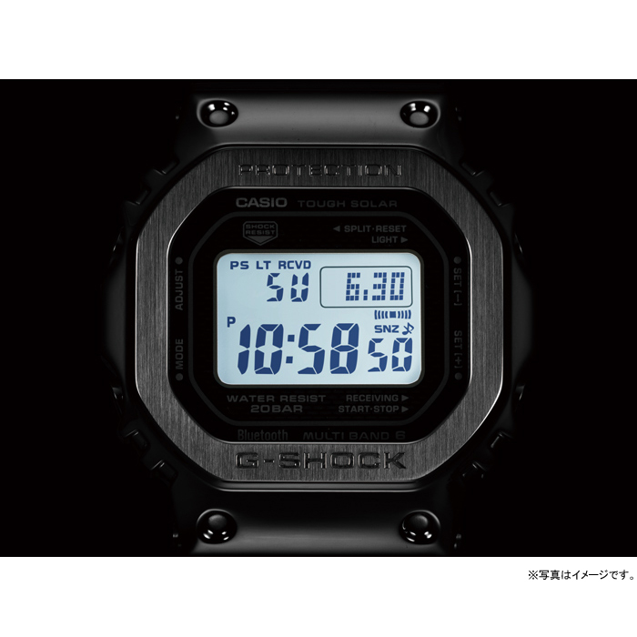 楽天市場 G Shock Multiband6 ソーラー電波時計 Bluetooth通信機能 Casio カシオ Gmw B5000d 1jf あっと テラフィ 楽天市場店