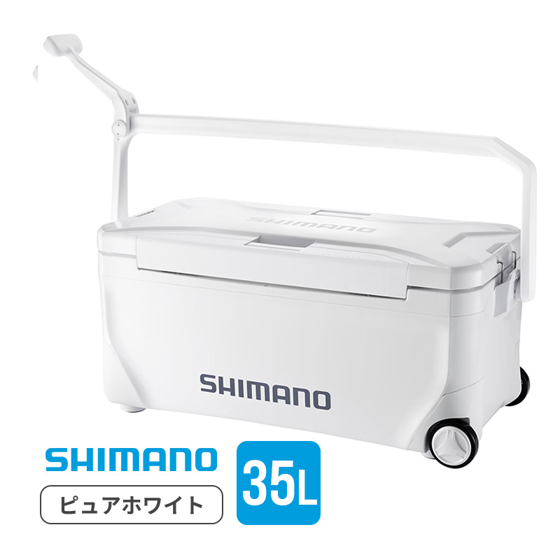 [全品P5倍7/26 1:59迄 要エントリー] NS-D35Y SPAZA スペーザ ベイシス 350 キャスター 35L ピュアホワイト SHIMANO シマノ 118356｜あっと！テラフィ 店