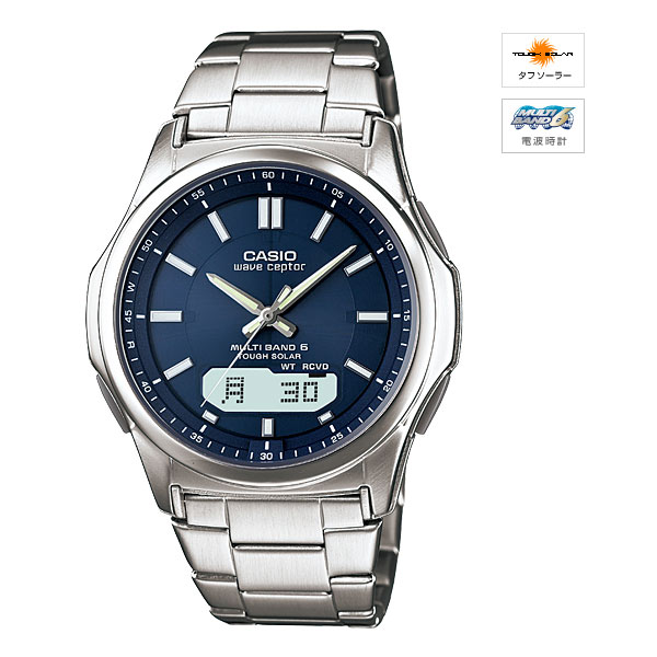 【特価セール】 wave ceptor MULTIBAND6 ソーラー電波時計 CASIO カシオ WVA-M630D-2AJF 国内正規品