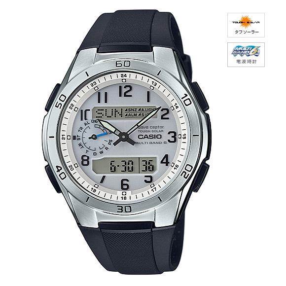 【特価セール】 wave ceptor MULTIBAND6 ソーラー電波時計 CASIO カシオ WVA-M650-7AJF 国内正規品