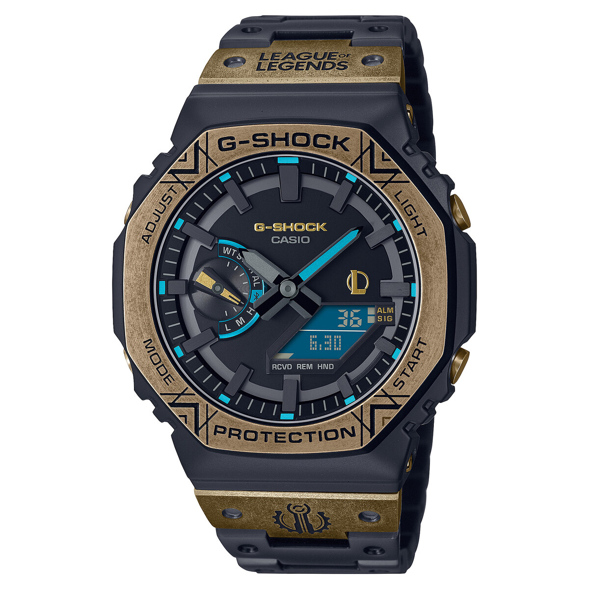 [4/15限定 最大100%ポイントバック] G-SHOCK フルメタル LEAGUE OF LEGENDSコラボレーションモデル CASIO カシオ GM-B2100LL-1AJR