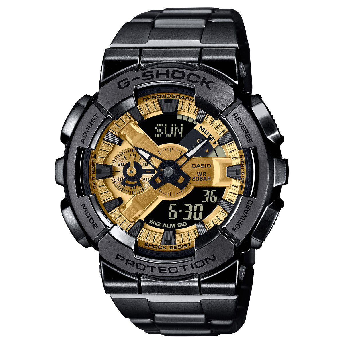 [4/20限定 最大100%ポイントバック] G-SHOCK メタルバンド CASIO カシオ GM-110BD-1A9JF