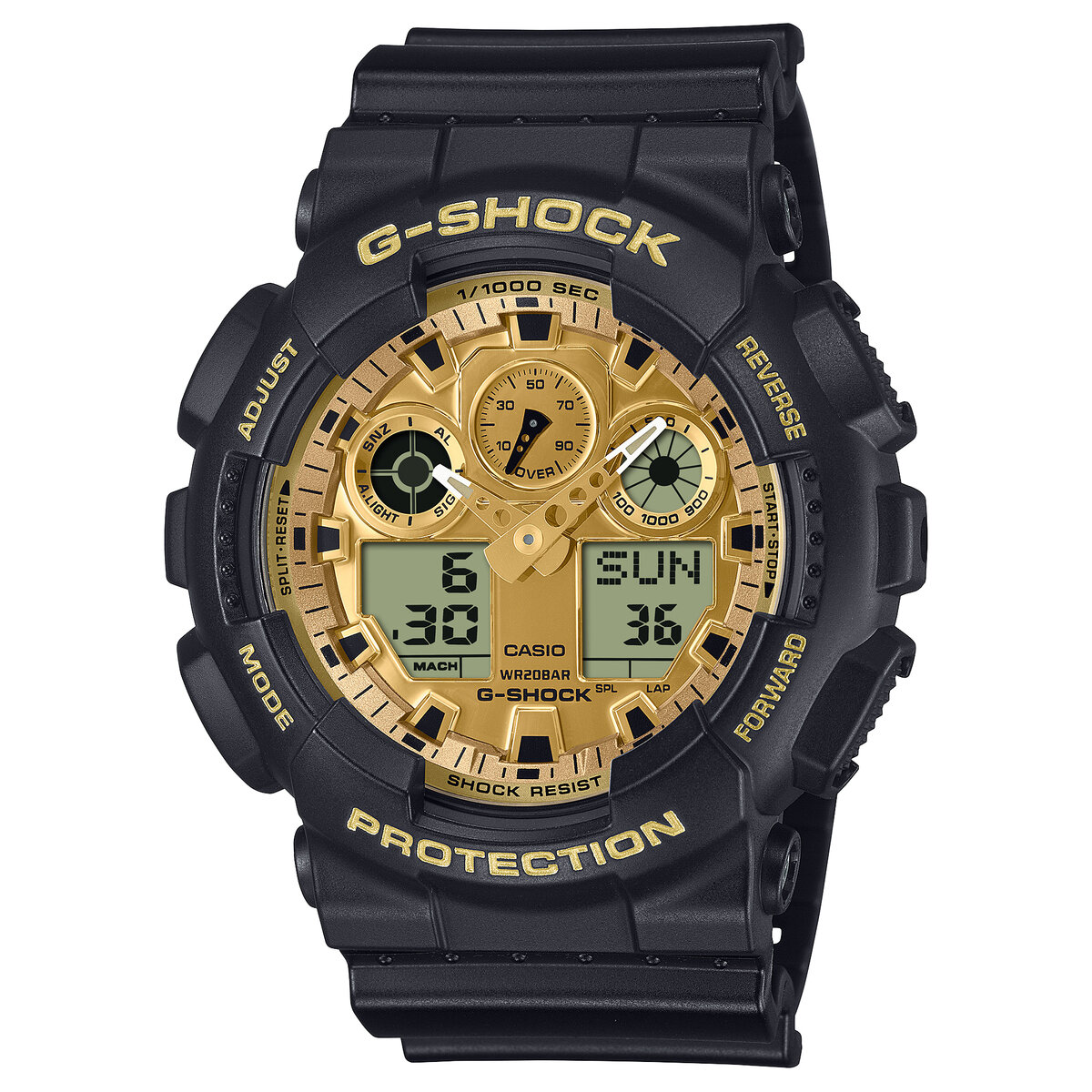 G-SHOCK CASIO カシオ GA-100GGB-1A9JF 国内正規品｜あっと！テラフィ 店 12,038円
