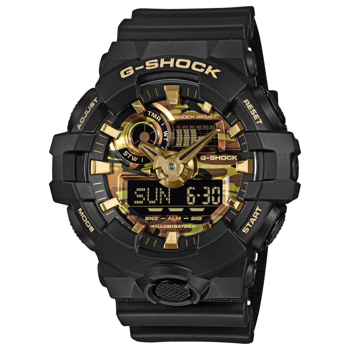 G-SHOCK CAMO AND GOLD CASIO カシオ GA-700CF-1AJF｜あっと！テラフィ 店