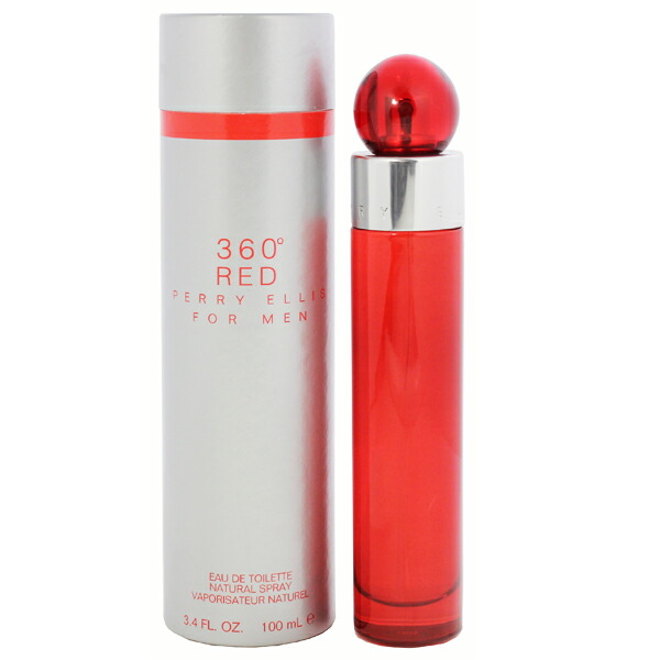 ペリーエリス 香水 メンズ 360゜ レッド フォーメン EDT・SP 100ml 送料込み 香水 フレグランス プレゼント 贈り物 ギフト 360゜ RED FOR MEN PERRY ELLIS