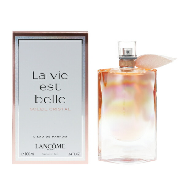 香水 LANCOME ラヴィエベル ソレイユクリスタル EDP・SP 100ml 【送料無料】【フレグランス ギフト プレゼント 誕生日 レディース・女性用】【ラヴィエべル LA VIE EST BELLE SOLEIL CRISTAL EAU DE PARFUM SPRAY】