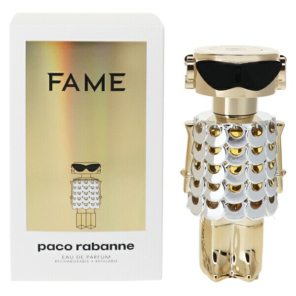 香水 PACO RABANNE フェイム (レフィラブル) (箱なし) EDP・SP 80ml 【送料無料】【フレグランス ギフト プレゼント 誕生日 レディース・女性用】【FAME EAU DE PARFUM SPRAY REFILLABLE】