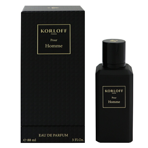 香水 メンズ コルロフ プールオム EDP・SP 88ml 送料込み 香水 フレグランス プレゼント 贈り物 ギフト KORLOFF POUR HOMME