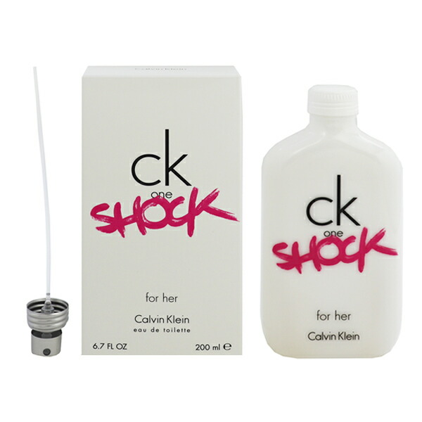 カルバンクライン ck one 香水 レディース シーケー ワン ショック フォーハー EDT・SP 200ml 送料込み(沖縄・離島を除く) プレゼント 贈り物 ギフト CK ONE SHOCK FOR HER CALVIN KLEIN