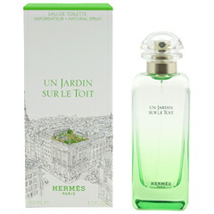 エルメス 香水 メンズ レディース 屋根の上の庭 EDT・SP 100ml 送料無料 香水 フレグランス プレゼント 贈り物 ギフト UN JARDIN SUR LE TOIT HERMES