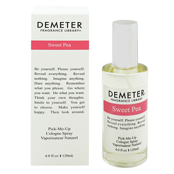 香水 DEMETER スイートピー EDC・SP 120ml 【送料無料】【フレグランス ギフト プレゼント 誕生日 レディース・女性用】【SWEET PEA COLOGNE SPRAY】｜テレメディア