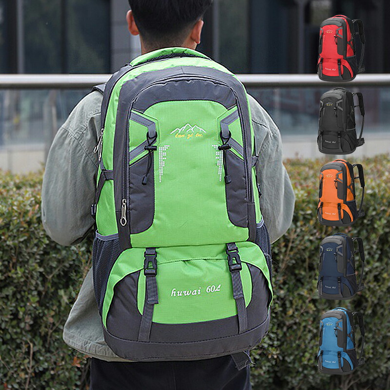 楽天市場】バックパック 大容量 60L 多機能 多収納 防犯 撥水