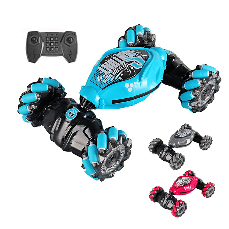 ジェスチャーラジコン RCカー 4WD 高速 知育玩具 2way 速い ラジコンカー 四輪駆動 USB充電式 電動 リモコンカー 室内 車おもちゃ 大人 子供 6歳 7歳 8歳 9歳 誕生日 男の子 プレゼント 子供の日 クリスマス 2024 お歳暮 ギフト 360度回転 LEDライト付 壊れにくい 玩具