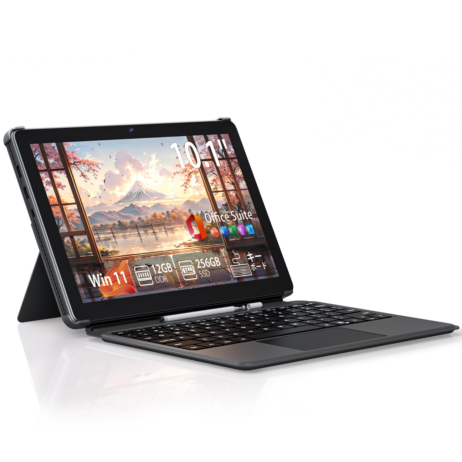 【Office積み上げる／Win11 Pro】2インチ1 経口避妊薬マイコン｜Core m3・12GB記憶装置・256GB SSD・IPS液晶・1kg軽さ心積もり｜テレ細工物・学びとる・オンライン仕立て上げるに至適