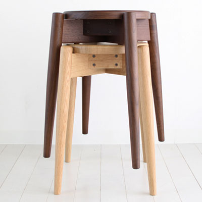 メーベルトーコー STOOL／スツール MARUスツール ウォールナット NA