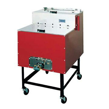 ガス式焼いも機 いもランド 保温室付 AY-1000 バーナー・焼き石20kg付 【代引き・個人宅配送不可】