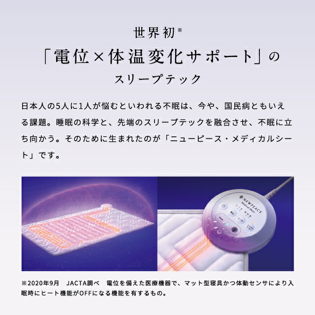 NEWPEACEMedicalSheetニューピースメディカルシート家庭用電位治療器MTG