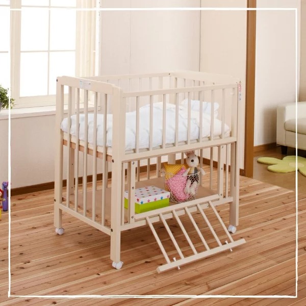 楽天市場】【代引不可】【ふとん付き】ベビーベッド ミニ アン