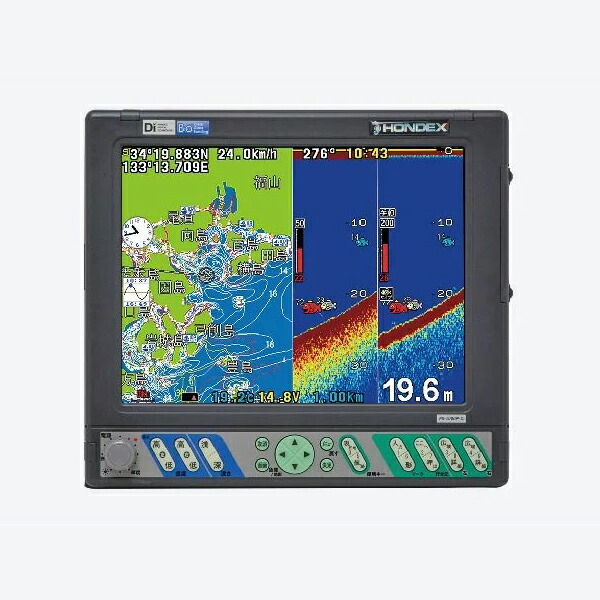 10.4型液晶プロッターデジタル魚探 PS-100GP-Di HONDEX 魚群探知機 ホンデックス【代引不可】