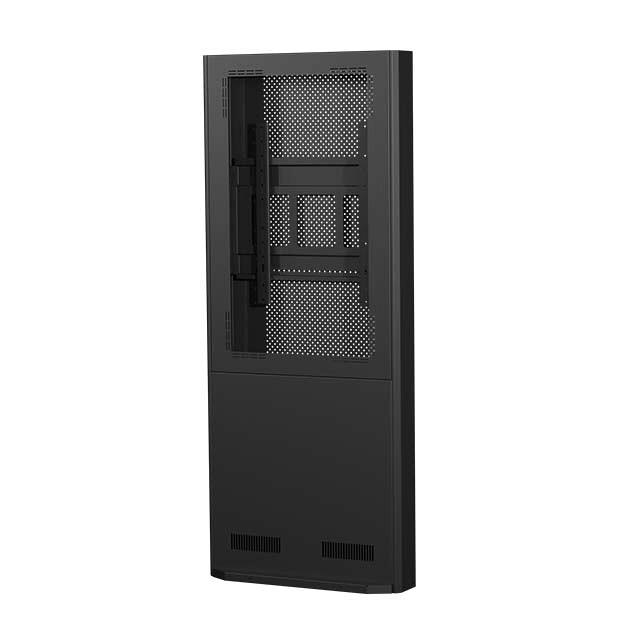 SDS デジタルサイネージ用ケーシングスタンド DS-CH143 縦 アンカー固定タイプ ブラック エスディエス『受注生産品・代引き不可・車上渡し・個人宅配送不可』｜日本テレフォンショッピング