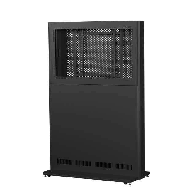 SDS デジタルサイネージ用ケーシングスタンド DS-CW143-C 横 キャスタータイプ ブラック エスディエス『受注生産品・代引き不可・車上渡し・個人宅配送不可』
