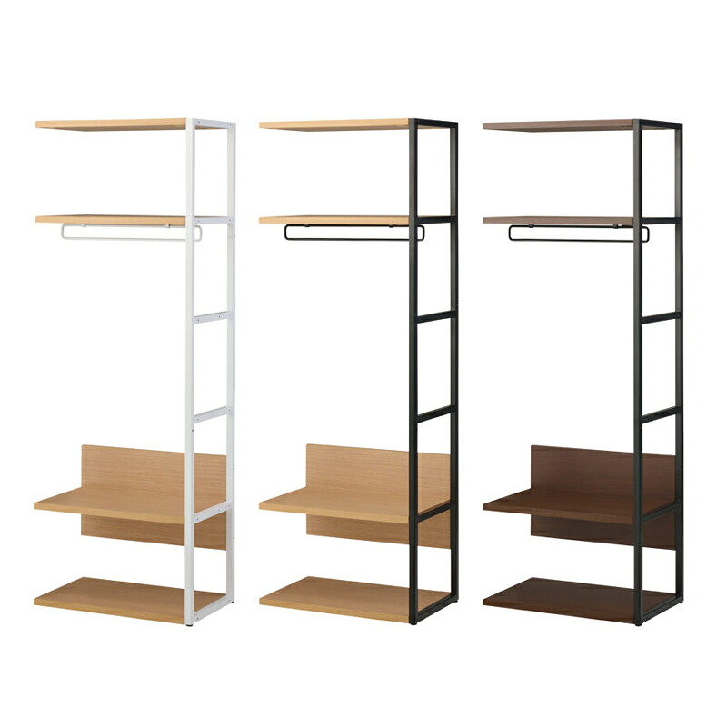 コイズミ WaLLBE ハンガーユニット WAB-495 MOWH色 WAB-496 MOBK色 WAB-497 WTBK色 ハンガーラック コイズミファニテック KOIZUMI ウォルビー お客様組立品 21,000円