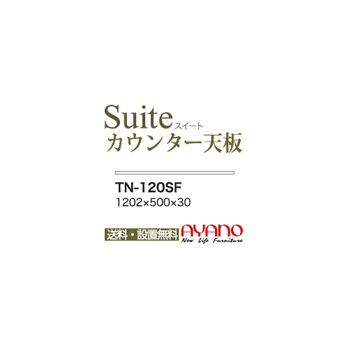 【関東送料無料】綾野製作所 / ユニット式食器棚 CONNRCT コネクト STELLA ステラ LUXIA ラクシア BASIS ベイシス CAMBIA I カンビア / 組み合わせ天板 奥深 / TN-120SF【代引き不可】|日本テレフォンショッピング