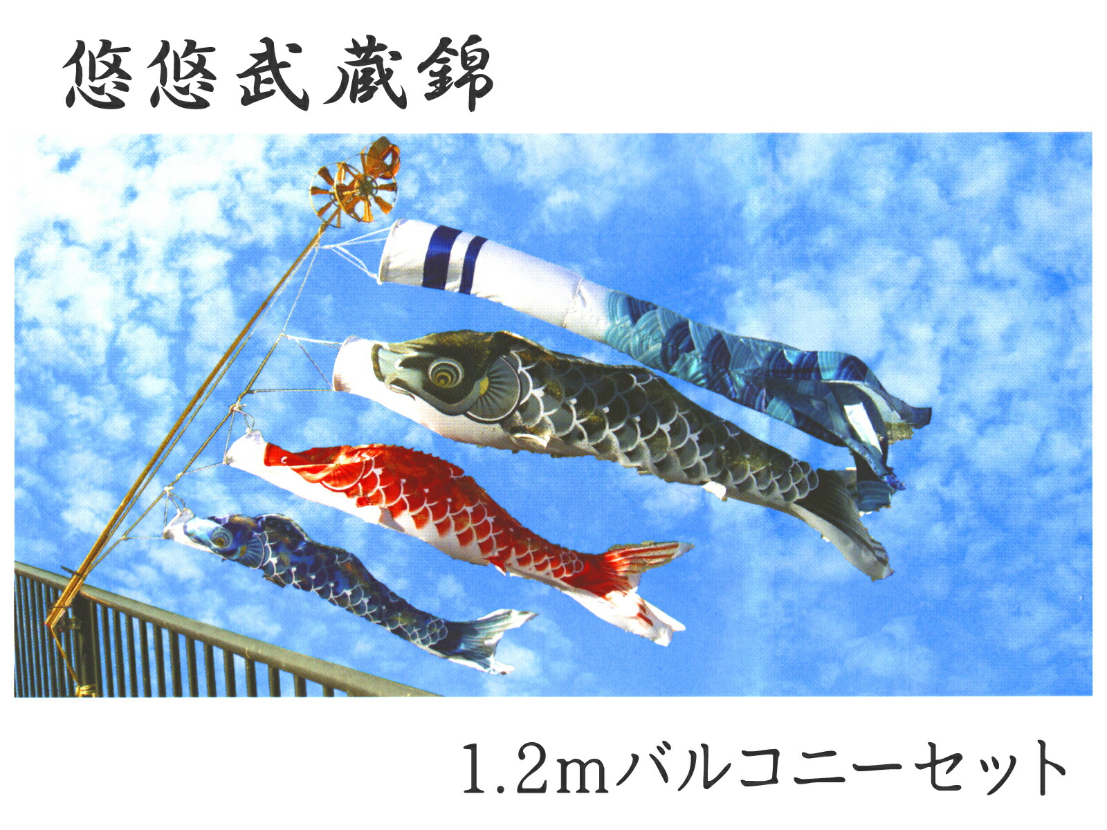 楽天市場】こいのぼり プロフィールサテン旭鯉 紋入れ用吹き流し付き 