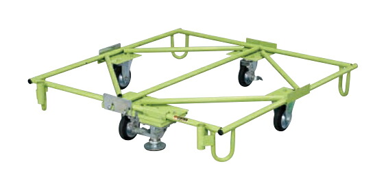 【個人宅配送不可】サカエ SAKAE / 樹脂パレット台車（フロアストッパー付）　ＳＣ&minus;１１０Ｆ【代金引換・配送時間指定不可】【サカエの大型商品は車上渡しです】｜日本テレフォンショッピング