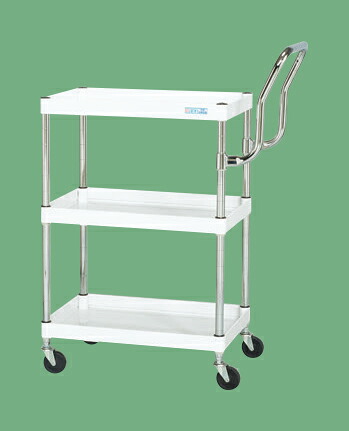 【個人宅配送不可】サカエ SAKAE / ＣＳパールワゴン（軽量・ハイタイプ取手）　ＣＳＰ－６０８３ＬＨＴＷ【代金引換・配送時間指定不可】【サカエの大型商品は車上渡しです】