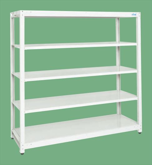 【個人宅配送不可】サカエ SAKAE / スチールラック（均等耐荷重：２５０ｋｇ／段・５段タイプ）　ＳＬＮ－１８５５Ｗ【代金引換・配送時間指定不可】【サカエの大型商品は車上渡しです】
