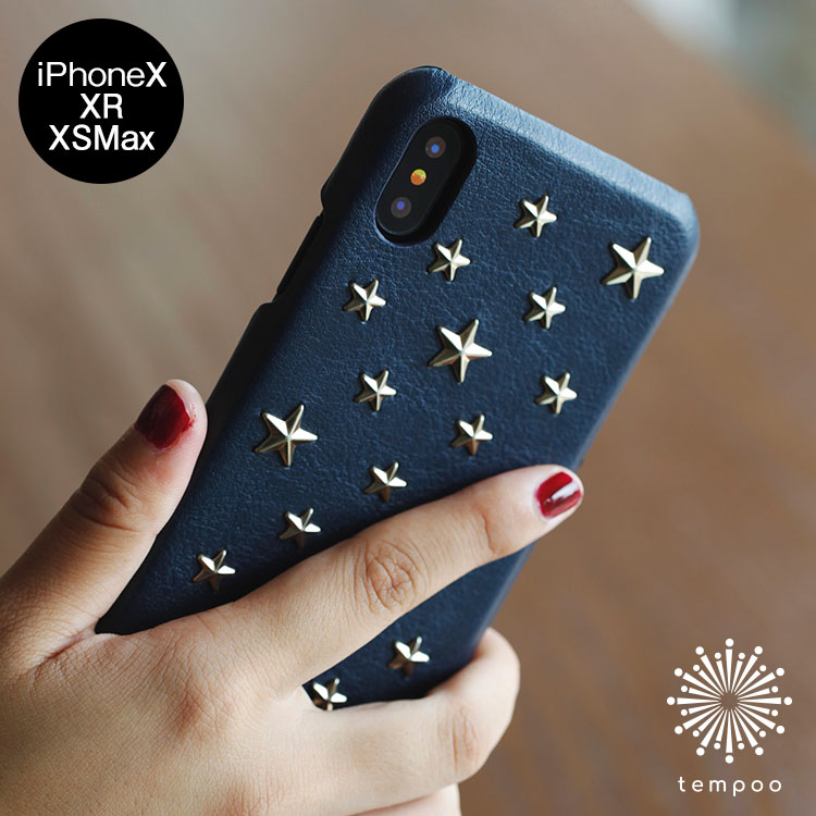 送料無料 メール便 iPhone X XR XSMax シングルケース MCI-805 スタースタッズ mononoff Star  Studs 805 Case スマホケース アイフォンX アイフォンテン ケース シングル PUレザー カバー カード ポケット case メンズ  おしゃれ レディース tempoo tempoo ...