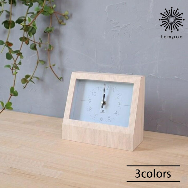 ヤマト工芸 Clock SEN 置き時計 YK24-006 木製品 日本製 アナログ ナチュラル ブラウン アイスブルー ブラック ホワイト インテリア リビング 居間 ダイニング 新築祝い 引っ越し祝い シンプル かわいい おしゃれ 雑貨 ヤマトジャパン yamato japan プレゼント ギフト｜tempoo（ライフスタイルテンプー） 7,810円