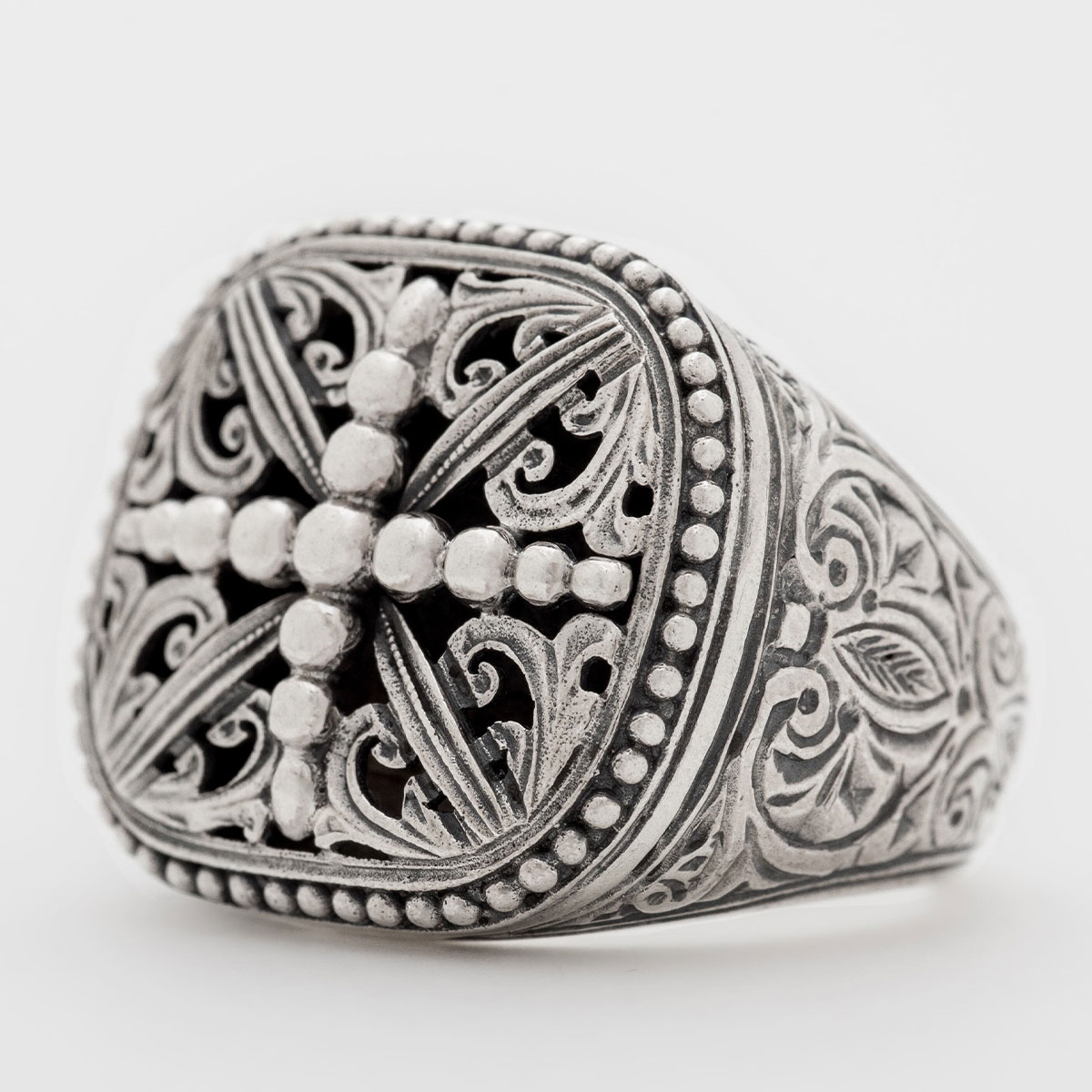 お取り寄せ 送料無料 アクセサリー gerochristo ジェロクリスト Byzantine Ring / GR039 返品交換不可 44,330円