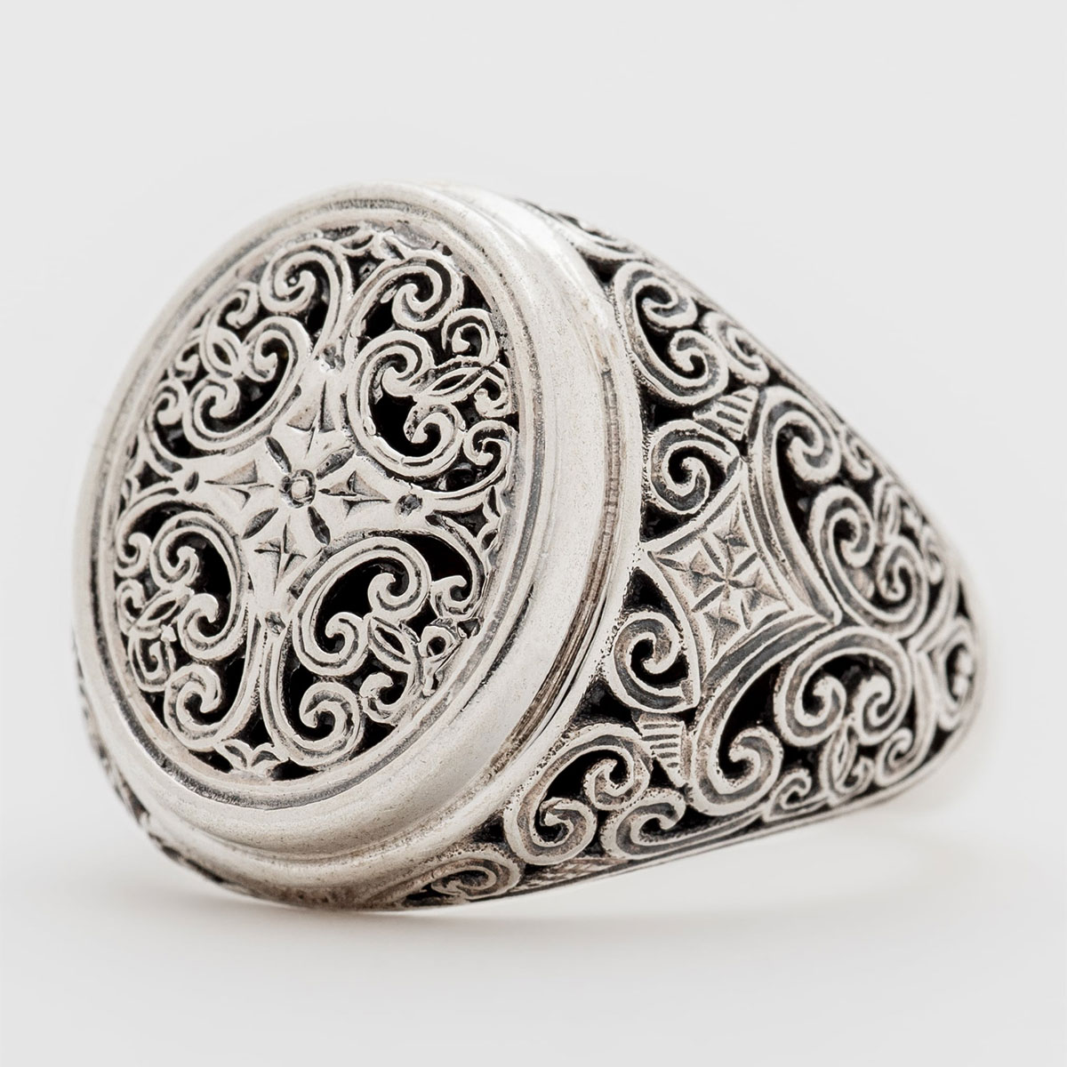貨物輸送無料 付属物 gerochristo ジェロクリスト Mediterranean Oval Shape Ring / GR015 返品取り替えっこ不可