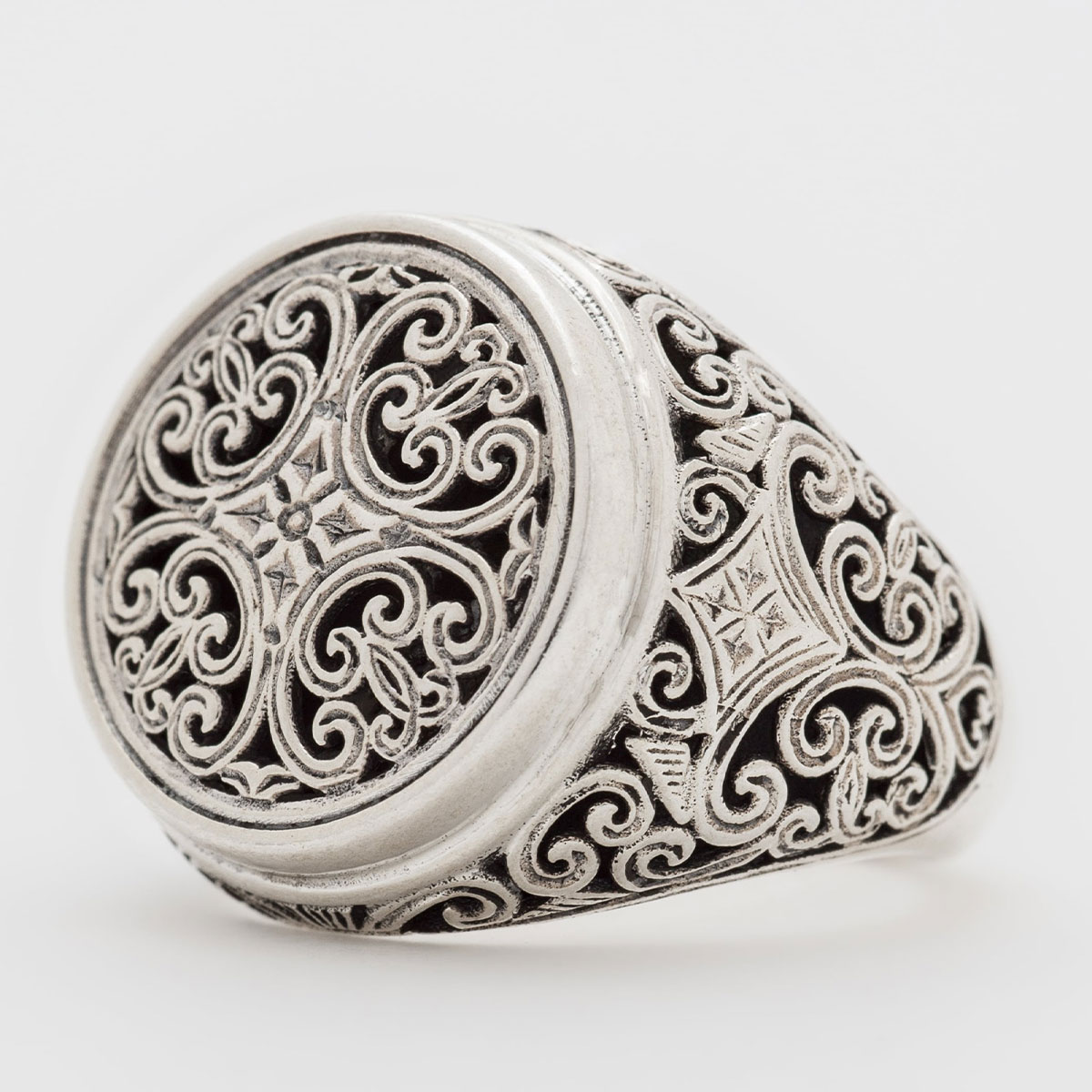 送料無料 アクセサリー gerochristo ジェロクリスト Mediterranean Round Shape Ring / GR013 返品交換不可