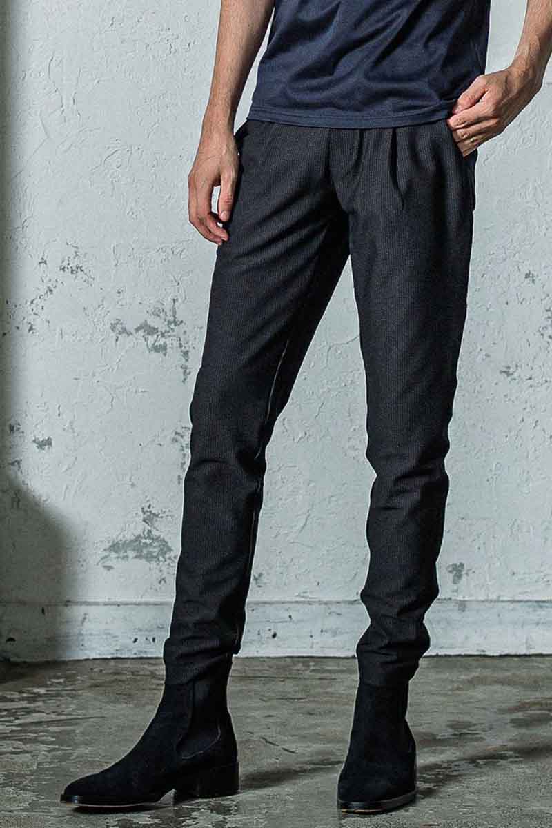 送料無料30% OFFボトムス RESOUND CLOTHING リサウンドクロージング CHRIS EASY TUCK PANTS / ブラック 返品交換不可