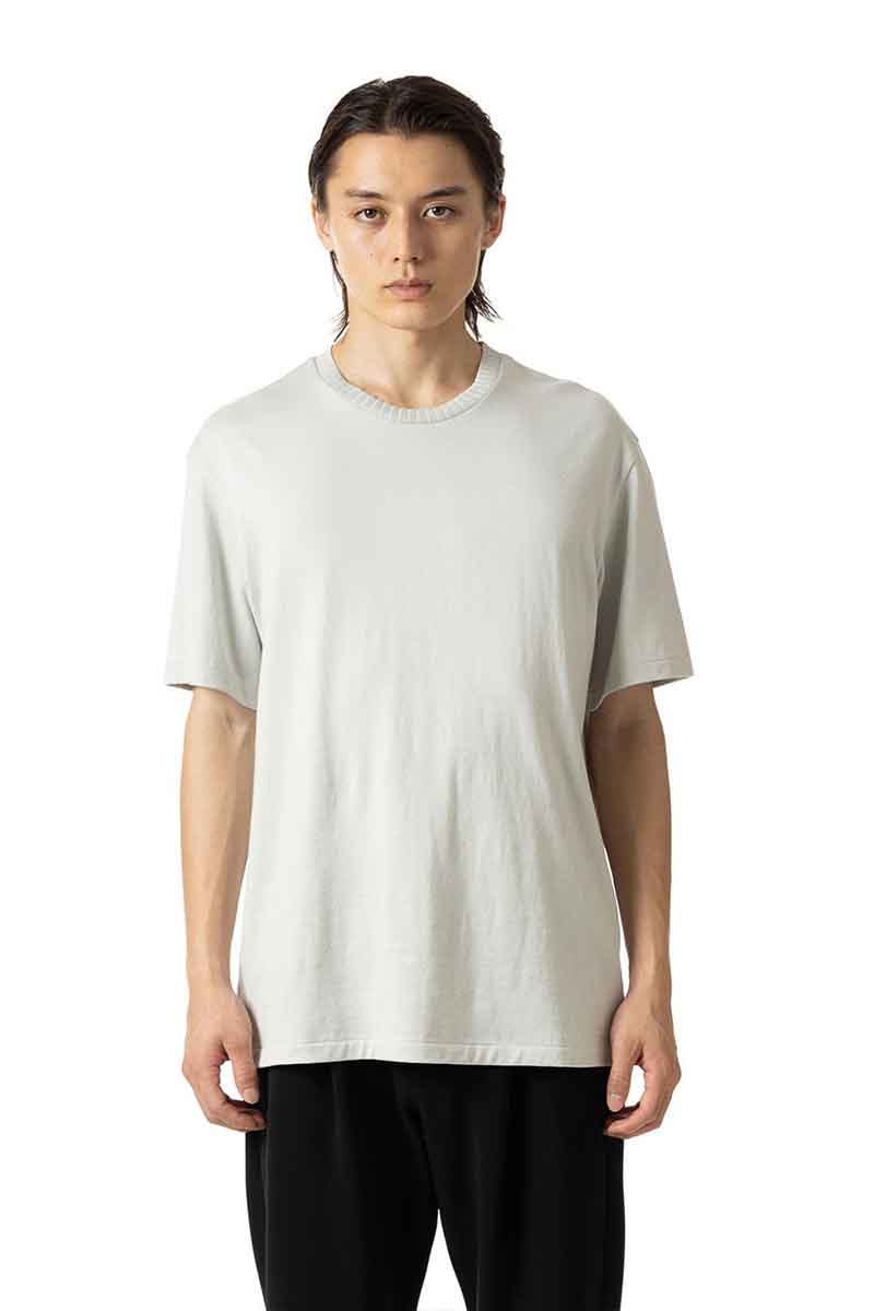 セール商品 30%OFF 送料無料 トップス ATTACHMENT アタッチメント ハイウェットジャージー スリムフィットカットソーS/S / ライトグレー 返品交換不可
