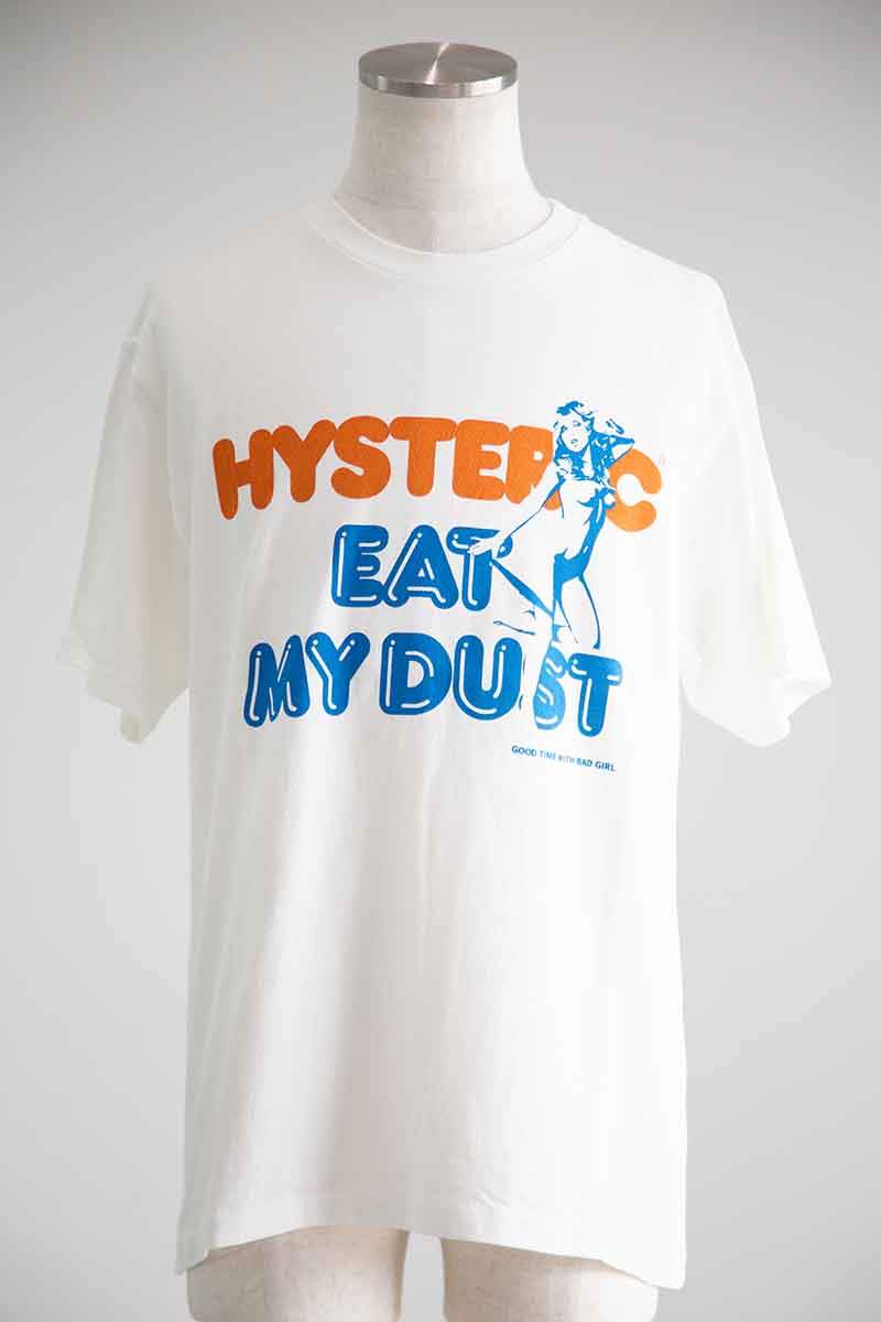 貨物輸送無料 トップス HYSTERIC GLAMOUR ヒステリックグラマー EAT MY DUST プルオーバー / 白いこと 返品取り替えっこ不可