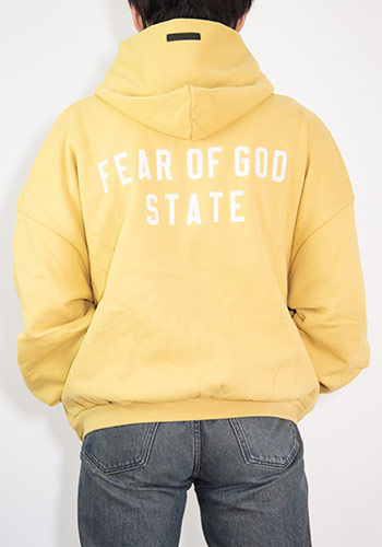 大売り出し商いもの30%OFF 貨物輸送無料 トップス FEAR OF GOD FOG ESSENTIALS フィアオブゴッド エッセンシャルズ 24FW HEAVY WEIGHT FULL ZIP HOODIE / 琥珀色  返品取り替えっこ不可