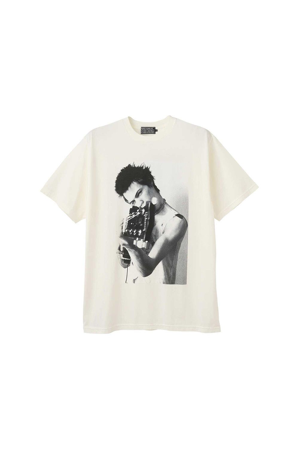 貨物輸送無料 トップス HYSTERIC GLAMOUR ヒステリックグラマー DENNIS MORRIS/SID STOCKHOLM 1977 プルオーバー / 白いこと 返品取り替えっこ不可