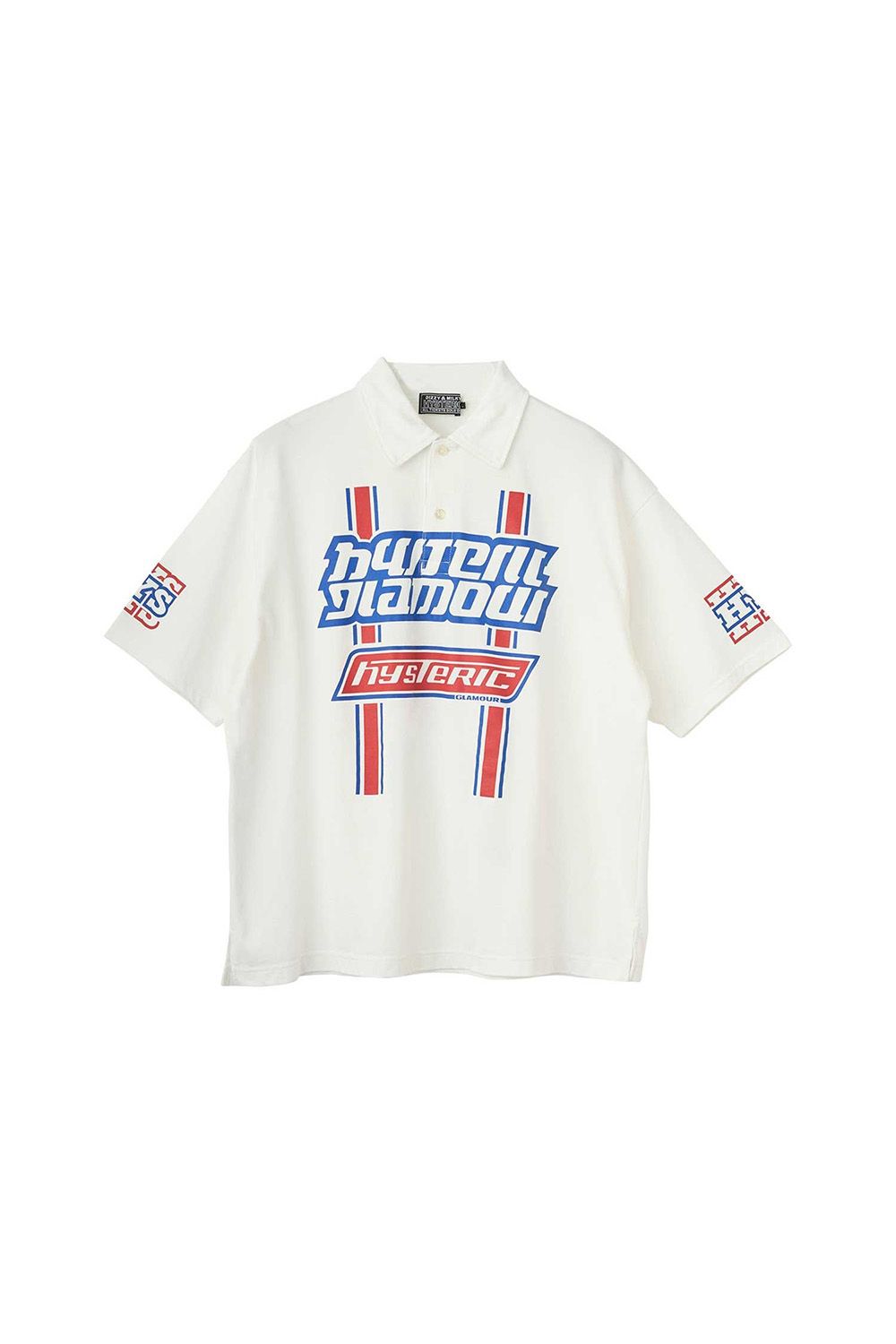 貨物輸送無料 トップス HYSTERIC GLAMOUR ヒステリックグラマー HG PIT CREW プルオーバー /白いこと 返品取り替えっこ不可
