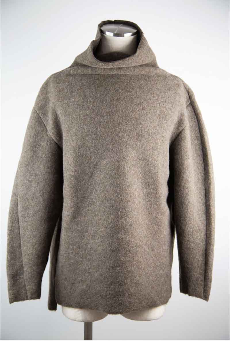 セール商品 30%OFF 送料無料 トップス ATTACHMENT アタッチメント WO FLEECE BOTTLE NECK PULLOVER / ブラウン 返品交換不可｜Valuation share