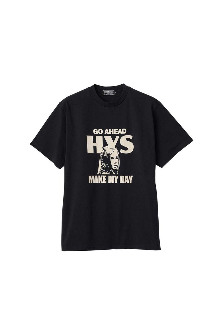 貨物輸送無料 トップス HYSTERIC GLAMOUR ヒステリックグラマー MAKE MY DAY プルオーバー / 黒いこと 返品取り替えっこ不可