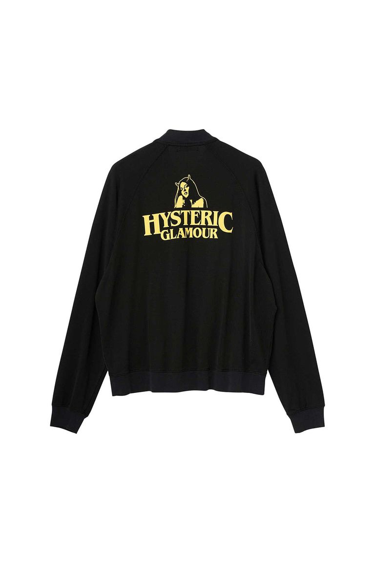 送料無料 アウター HYSTERIC GLAMOUR ヒステリックグラマーSATANIC WOMAN ジャンパー / ブラック