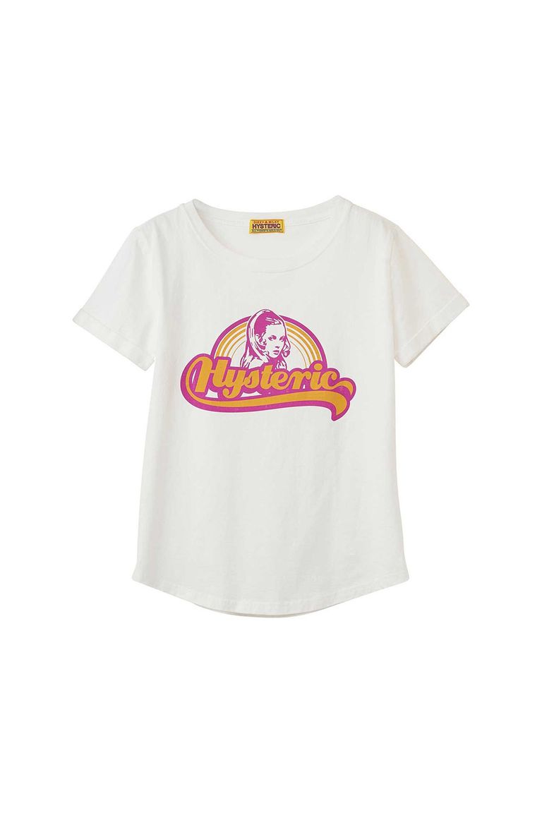 貨物輸送無料 トップス HYSTERIC GLAMOUR ヒステリックグラマー LIVING IN THE RAINBOW プルオーバー / 白いこと 返品取り替えっこ不可