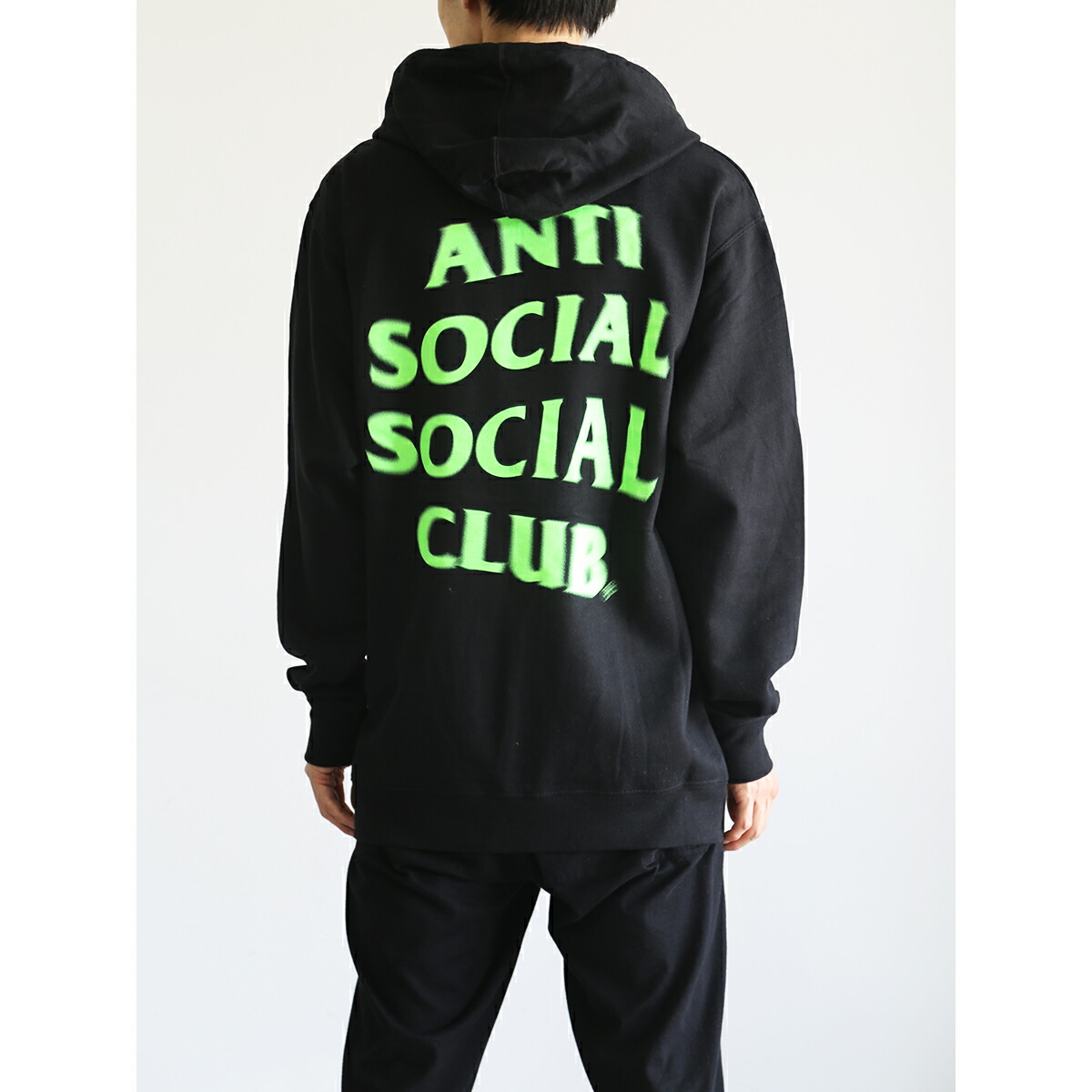 Anti Social Social Club x Fragment Bolt パーカー ブラック Anti Social Social Club x Fragment Yellow Bolt Hoodie Black