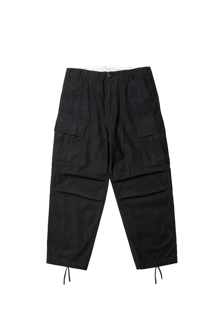 送料無料 ボトムス liberaiders リベレイダース 6-POCKET ARMY BAGGY PANTS / ブラック