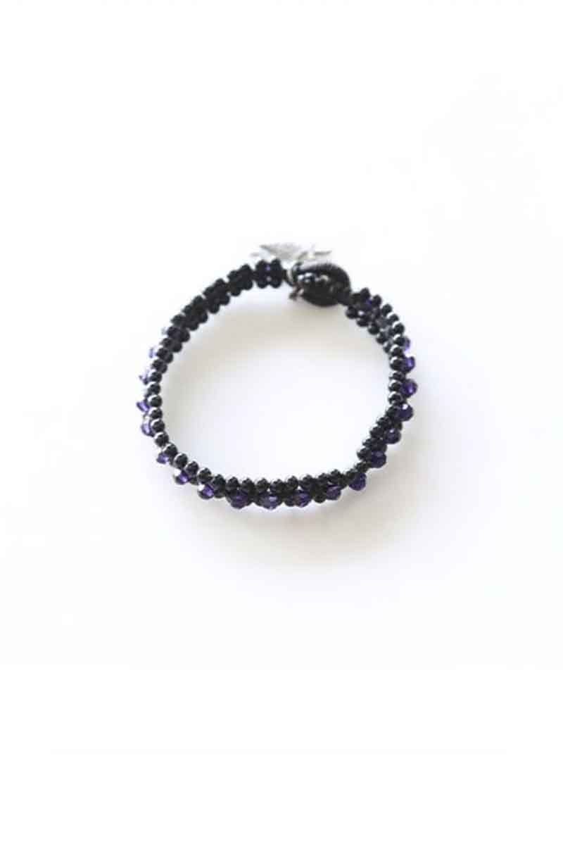 アクセサリー gunda ガンダ バブルシルバーブレスレット / パープル / BUBBLE SV BRACELET //Purple 返品交換不可